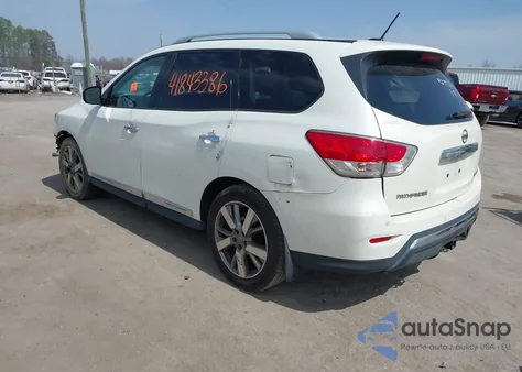 2016 Nissan Pathfinder Platinum from USA, damaged, VIN 5N1AR2MN7GC622840